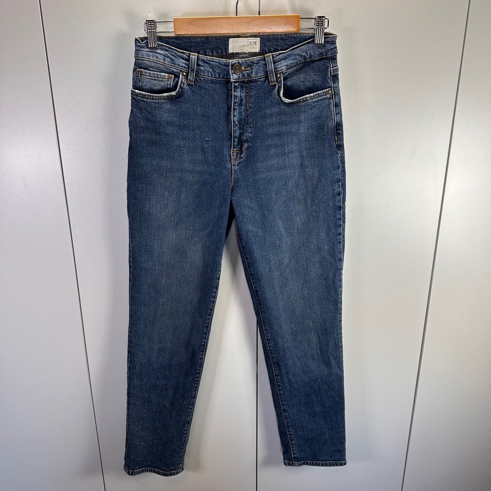 Current/Elliott C/E Womens Sz 26High Rise‎ Slim Jeans Ankle Length Medium Wash